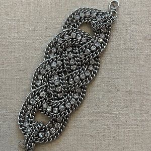 Stella & Dot Chain and diamond bracelet